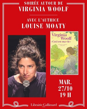 Rencontre avec Louise Moaty à la librairie Gallimard (Paris, 6e)