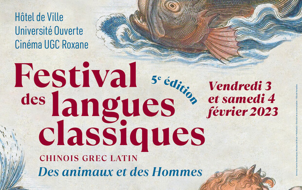 Nos conseils de lecture : Festival des langues classiques 2023. Des animaux et des hommes